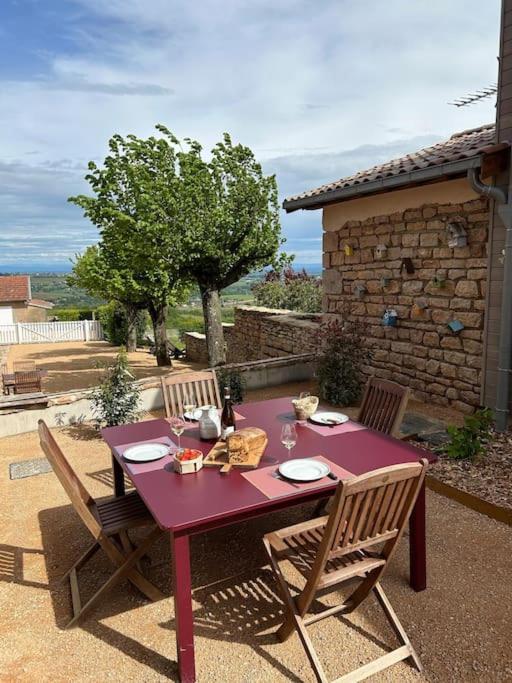 Le Tinailler Grand Standing Au Coeur Des Vignes Villa Prissé Eksteriør bilde
