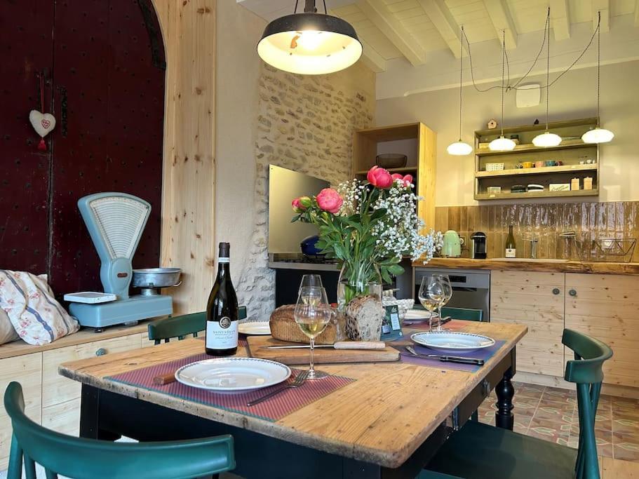 Le Tinailler Grand Standing Au Coeur Des Vignes Villa Prissé Eksteriør bilde