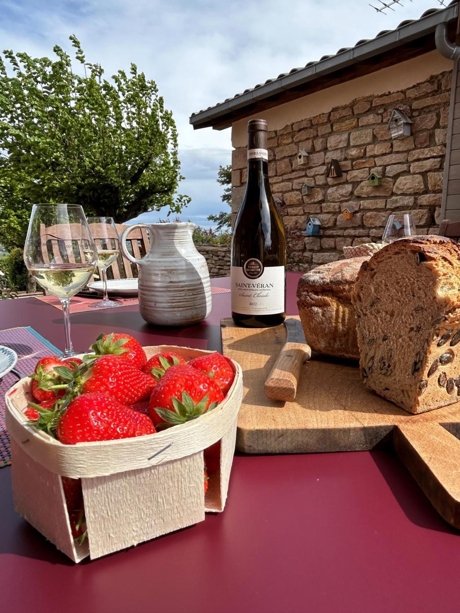 Le Tinailler Grand Standing Au Coeur Des Vignes Villa Prissé Eksteriør bilde